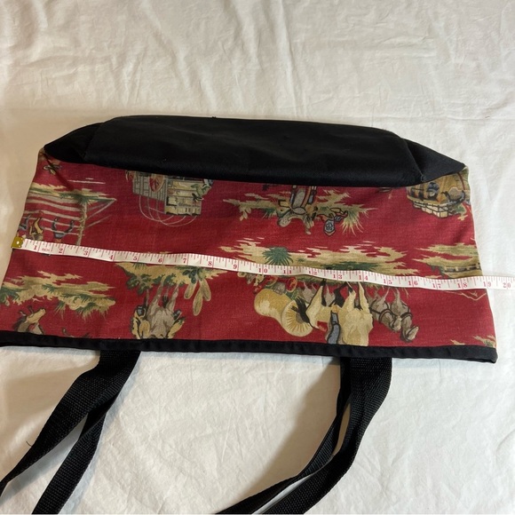 Sally Spicer, Western cowboy rodeo canvas, double handle tote bag - Picture 12 of 16